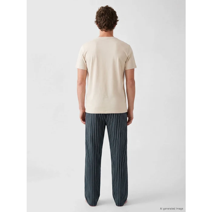LC WAIKIKI Bej Erkek Ekstra Yumuşak Pijama Takımı