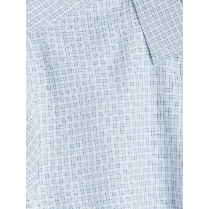 LCW BUSINESS Mavi Regular Fit Ekose Erkek Gömlek