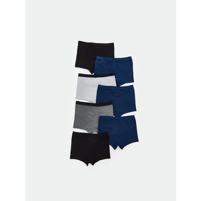 LCW Kids Siyah Erkek Çocuk Boxer 7li