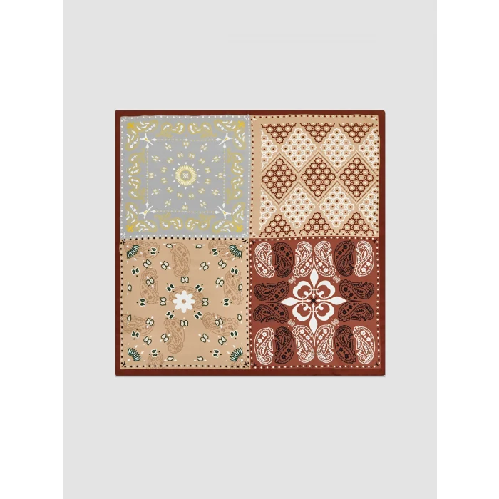 LCW ACCESSORIES Kahverengi Desenli Kadın Bandana