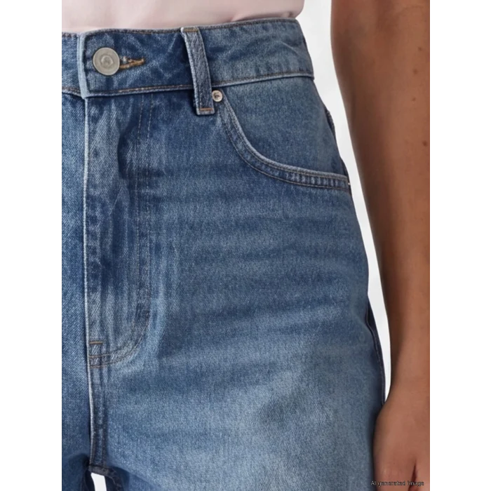 XSIDE Mavi Regular Fit Kadın Jean Şort