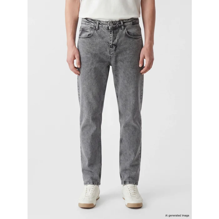 XSIDE Antrasit 710 Loose Fit Erkek Jean Pantolon