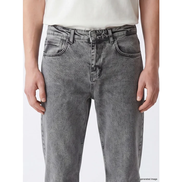 XSIDE Antrasit 710 Loose Fit Erkek Jean Pantolon