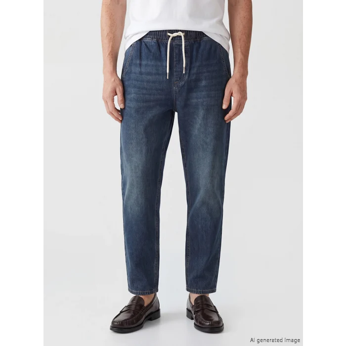 LCW Jeans Yeşil 710 Loose Fit Erkek Jean Pantolon