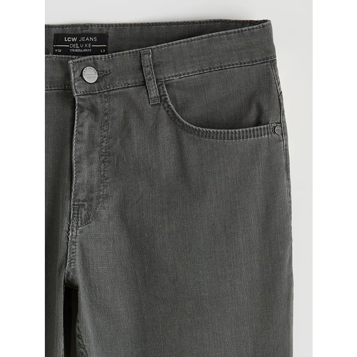 LCW Jeans Haki 779 Regular Fit Erkek Jean Pantolon