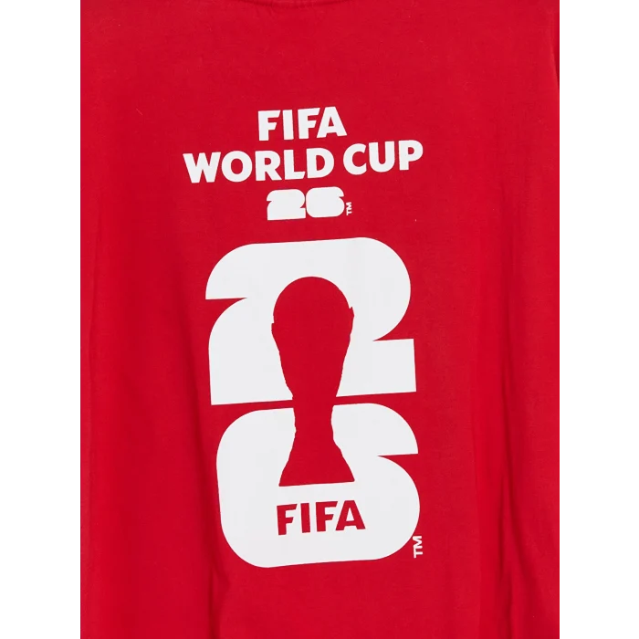 XSIDE ACTIVE Kırmızı Türkiye FIFA 2026 Dünya Kupası Baskılı Erkek Spor Tişört