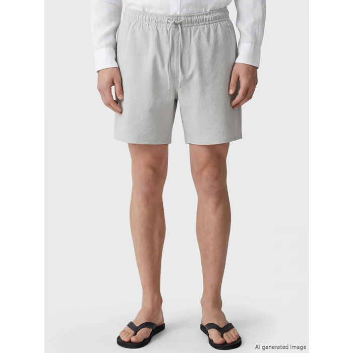 LCW SWIMWEAR Gri Kısa Boy Erkek Deniz Şortu
