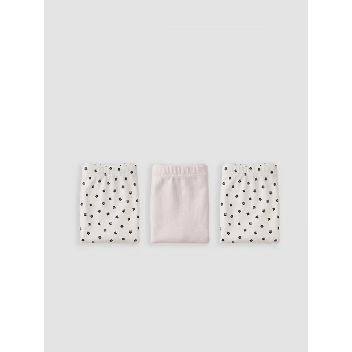 LCW Kids Ekru Kız Çocuk Boxer 3lü
