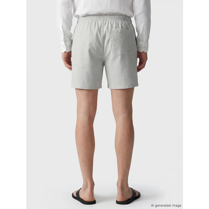 LCW SWIMWEAR Gri Kısa Boy Erkek Deniz Şortu