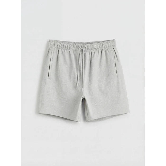 LCW SWIMWEAR Gri Kısa Boy Erkek Deniz Şortu