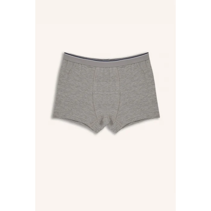 Defacto E1579A8BE331 Mavi 3lü Boxer Set Erkek Çocuk