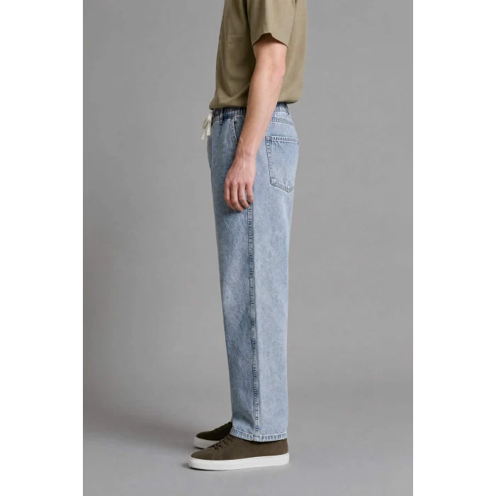 Defacto H8394AXNM39 Mavi Wıde Leg Jean Pantolon