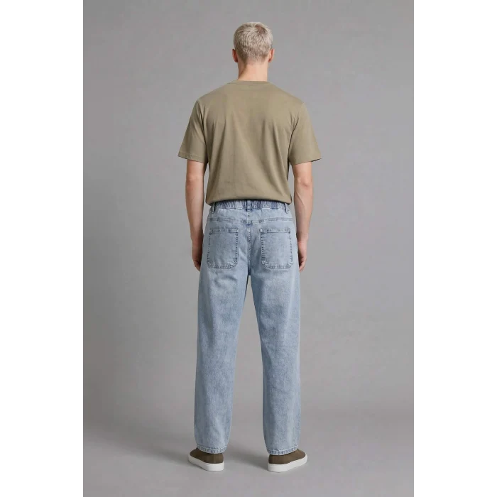 Defacto H8394AXNM39 Mavi Wıde Leg Jean Pantolon