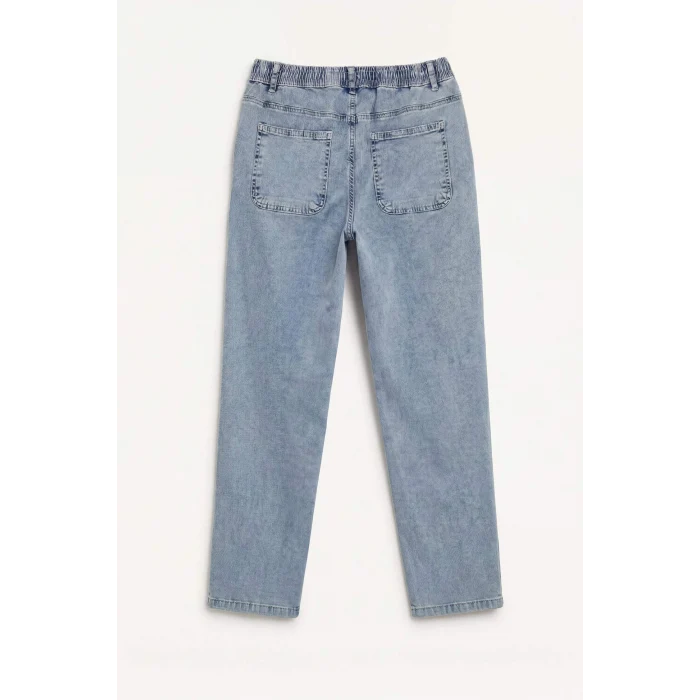 Defacto H8394AXNM39 Mavi Wıde Leg Jean Pantolon