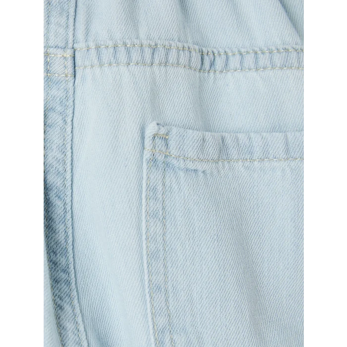 LCW Kids İndigo Beli Lastikli Erkek Çocuk Jean Şort