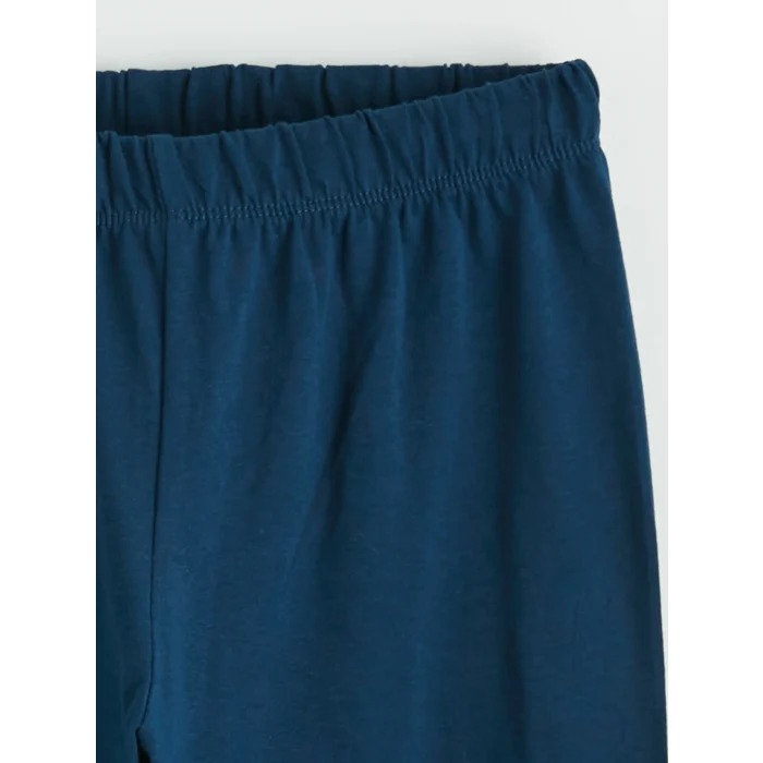 LCW Kids Beyaz Bisiklet Yaka Erkek Çocuk Baskılı Pijama Takımı