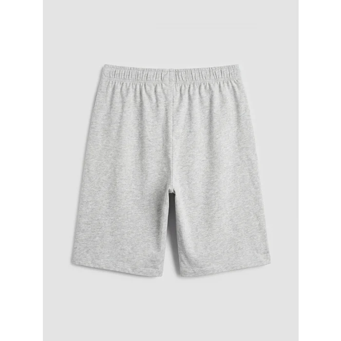 LCW Kids Yeşil Minecraft Baskılı Erkek Çocuk Şortlu Pijama Takımı