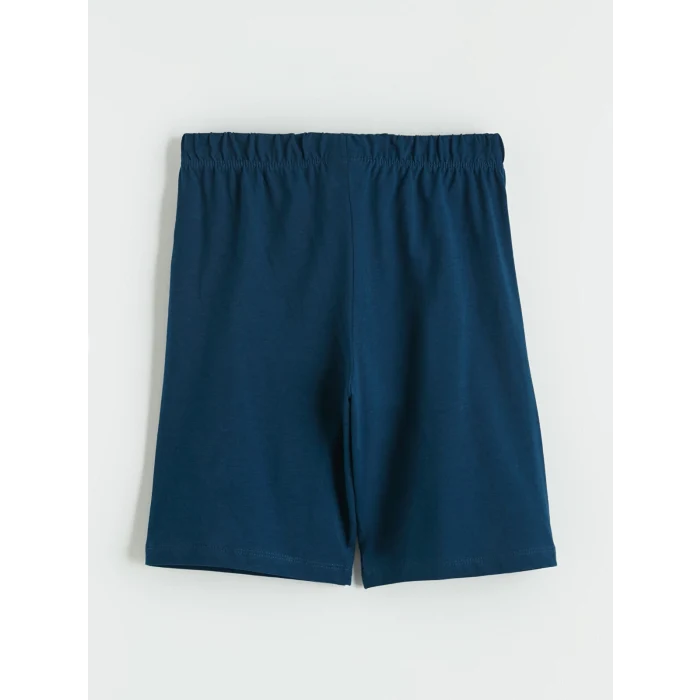 LCW Kids Beyaz Bisiklet Yaka Erkek Çocuk Baskılı Pijama Takımı
