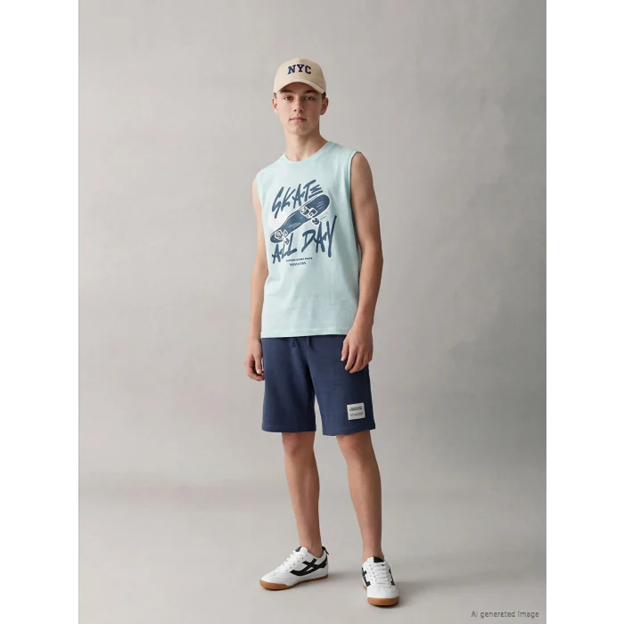 LCW Kids Lacivert Regular Fit Erkek Çocuk Şort