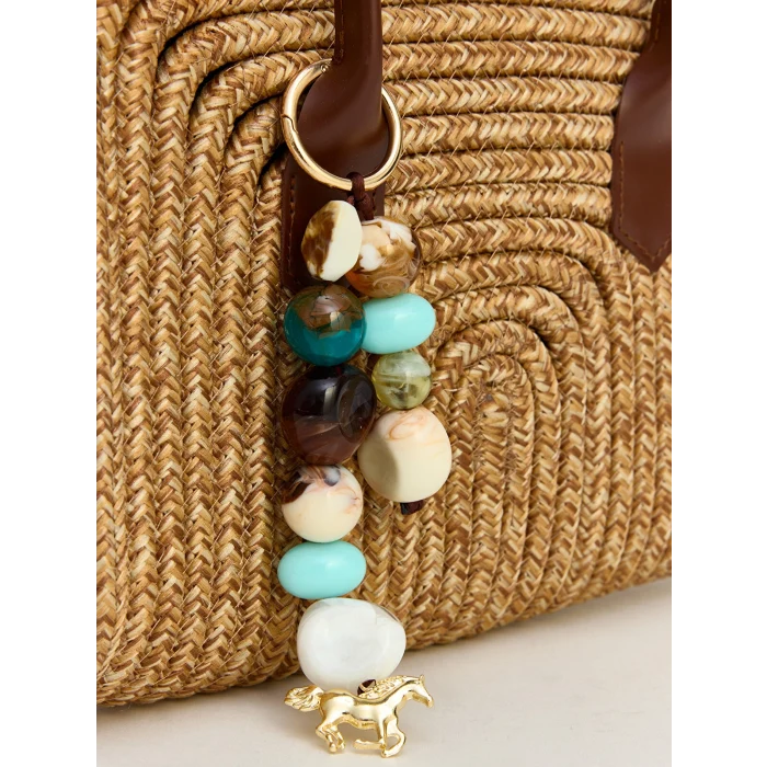 LCW ACCESSORIES Bej Kadın Hasır Omuz Çantası