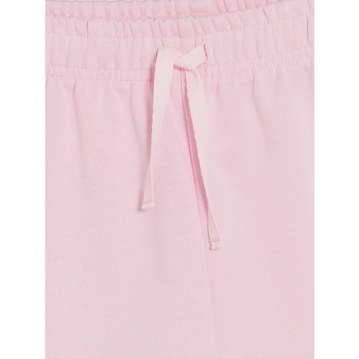 LCW Kids Pembe Beli Lastikli Kız Çocuk Soft Touch Şort