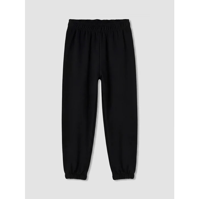 LCW Kids Siyah Kız Çocuk Jogger Eşofman Altı