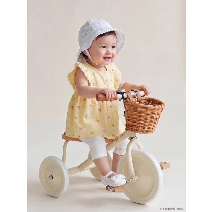 LCW baby Sarı Çiçek Desenli Kız Bebek Takım