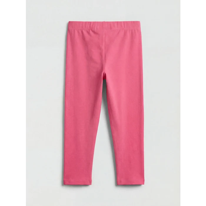 LCW Kids Fuşya Beli Lastikli Kız Çocuk Tayt
