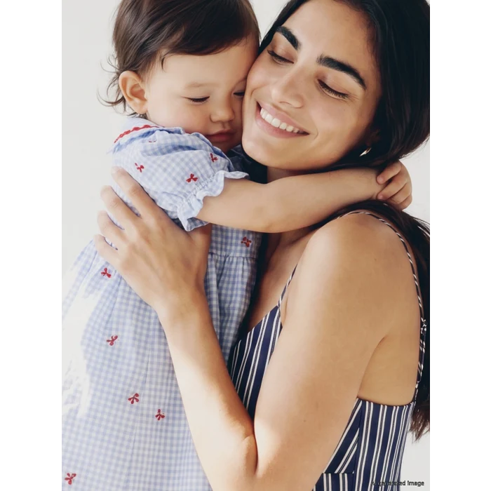 LCW baby Ekru Bebe Yaka Kız Bebek Elbise