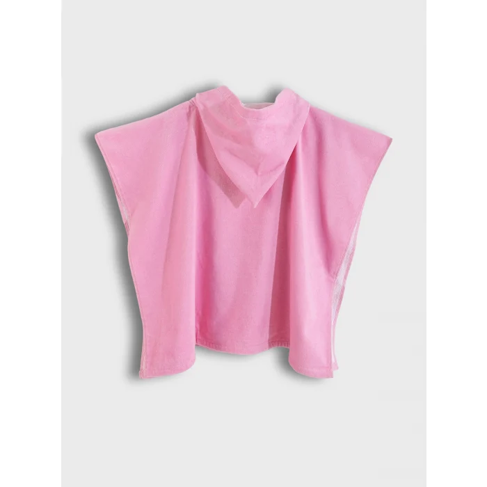 LCW HOME Pembe Baskılı Kız Çocuk Panço Plaj Havlusu