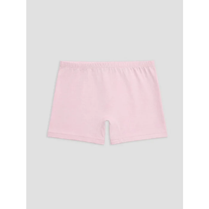 LCW Kids Mavi Baskılı Kız Çocuk Boxer 5li