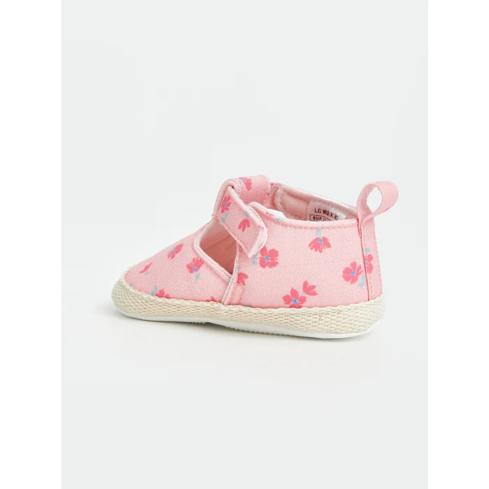 LCW STEPS Pembe Cırt Cırtlı Kız Bebek Yürüme Öncesi Ayakkabı