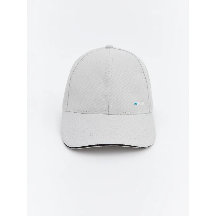 LCW ACCESSORIES Gri Nakışlı Erkek Kep Şapka