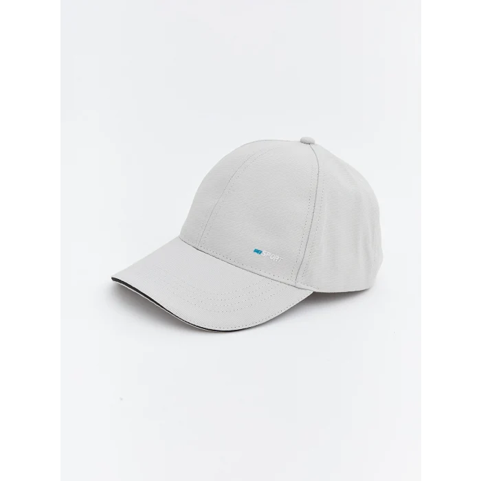 LCW ACCESSORIES Gri Nakışlı Erkek Kep Şapka