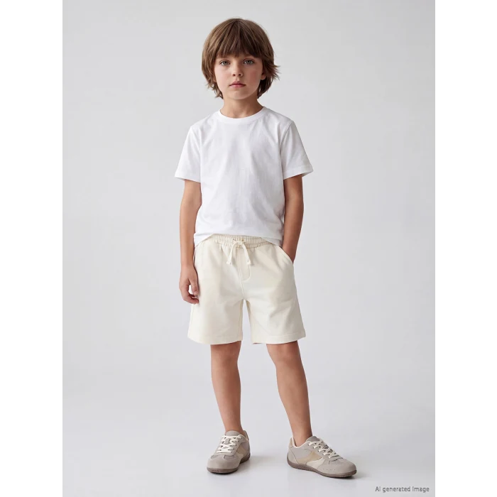 LCW Kids Bej Erkek Çocuk Şort