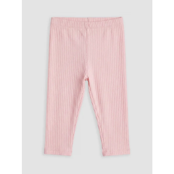 LCW baby Pembe Çizgili Kız Bebek Takım