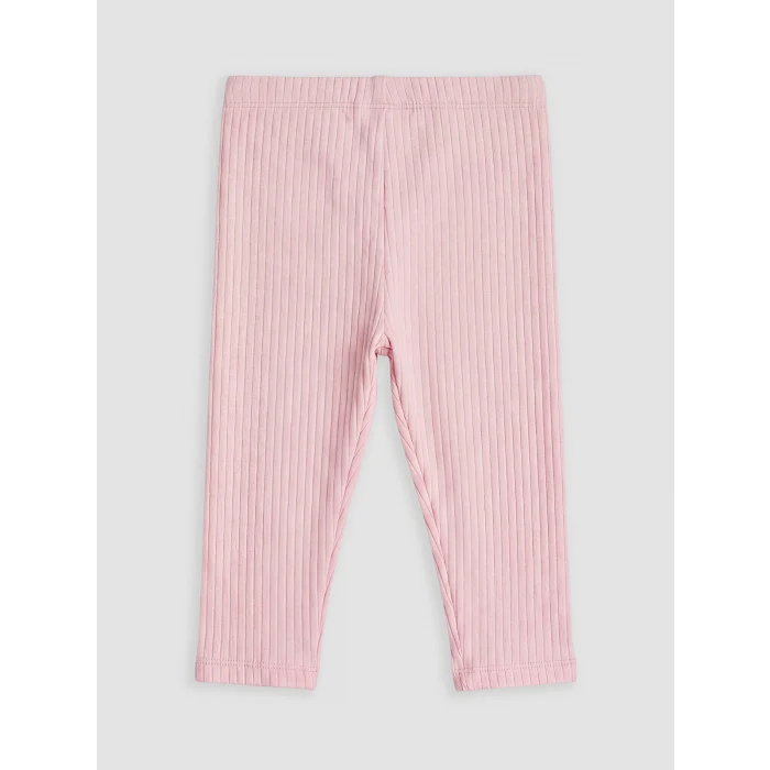 LCW baby Pembe Çizgili Kız Bebek Takım