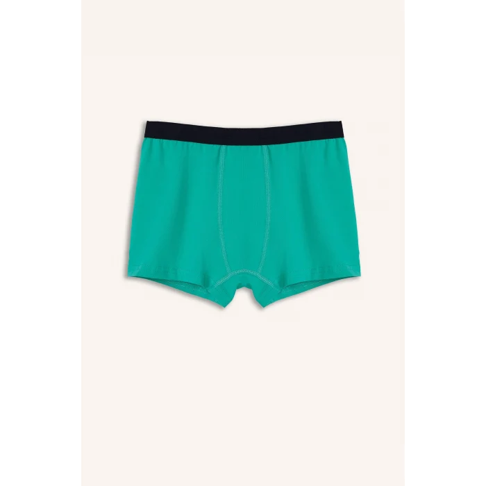 Defacto E3367A8NV135 Lacivert Desenli 3lü Boxer Set Erkek Çocuk
