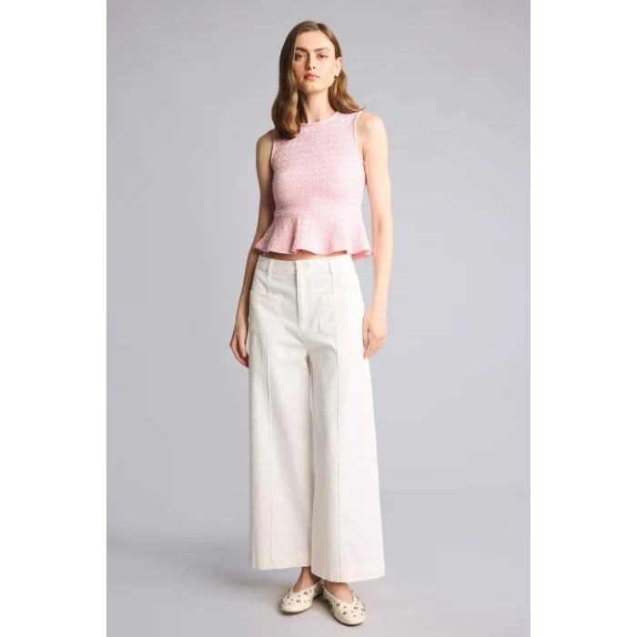 Defacto H5910AXER138 Ekru %100 Pamuk Culotte Normal Bel Gabardin Pantolon