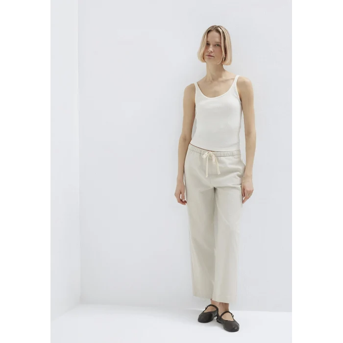 Mavi 1011203-35043 Bağcık Detaylı Bej Pantolon