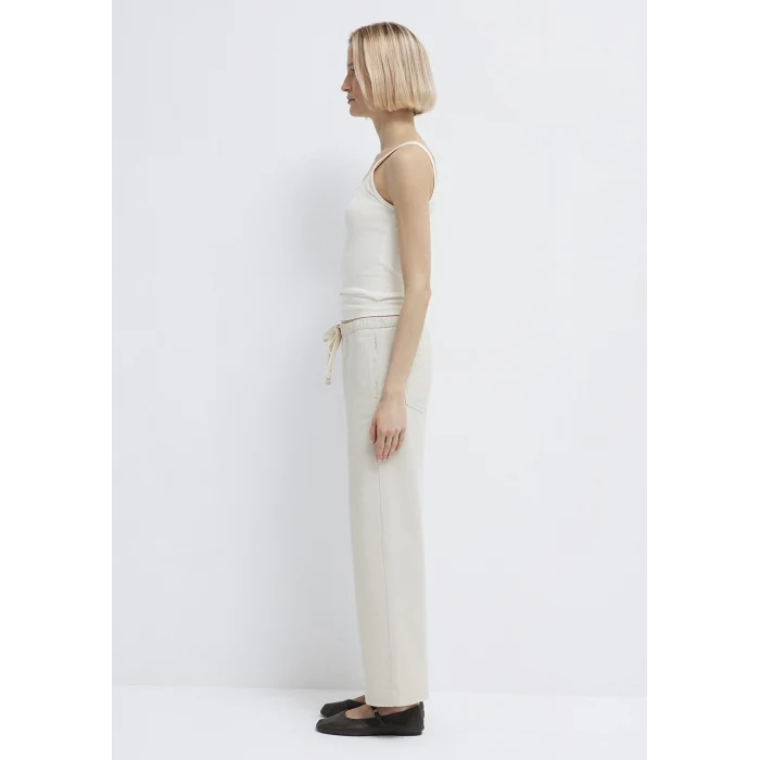 Mavi 1011203-35043 Bağcık Detaylı Bej Pantolon
