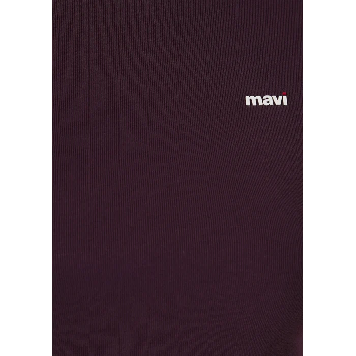 Mavi 1613848-70434 Mavi Logo Baskılı Mor Tişört