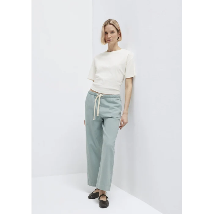 Mavi 1011203-70113 Bağcık Detaylı Yeşil Pantolon