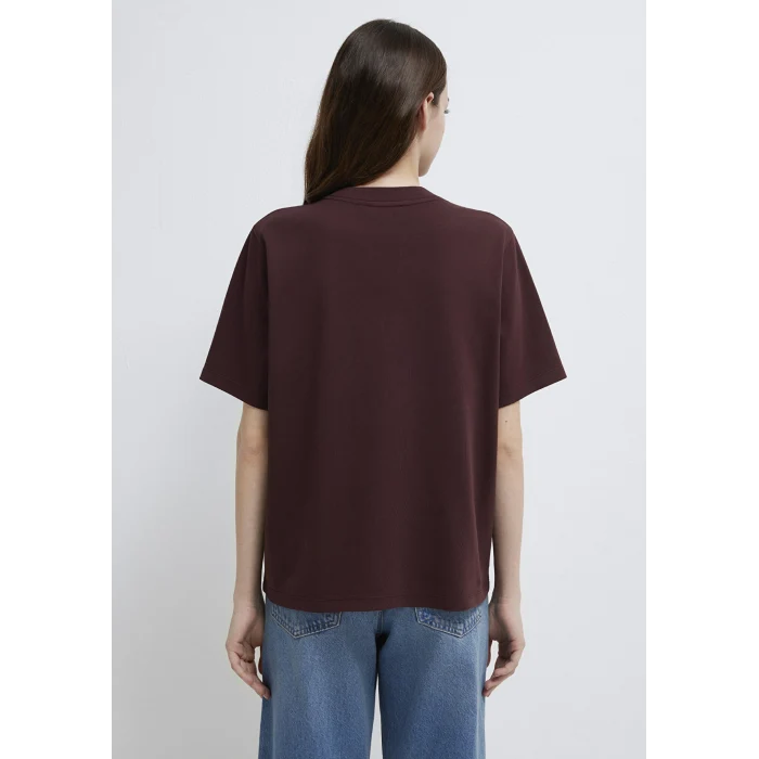 Mavi 1613804-70223 Mavi Jeans Baskılı Bordo Tişört