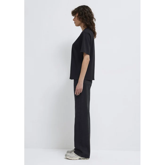 Mavi 1613820-900 Siyah Basic İnterlok Tişört