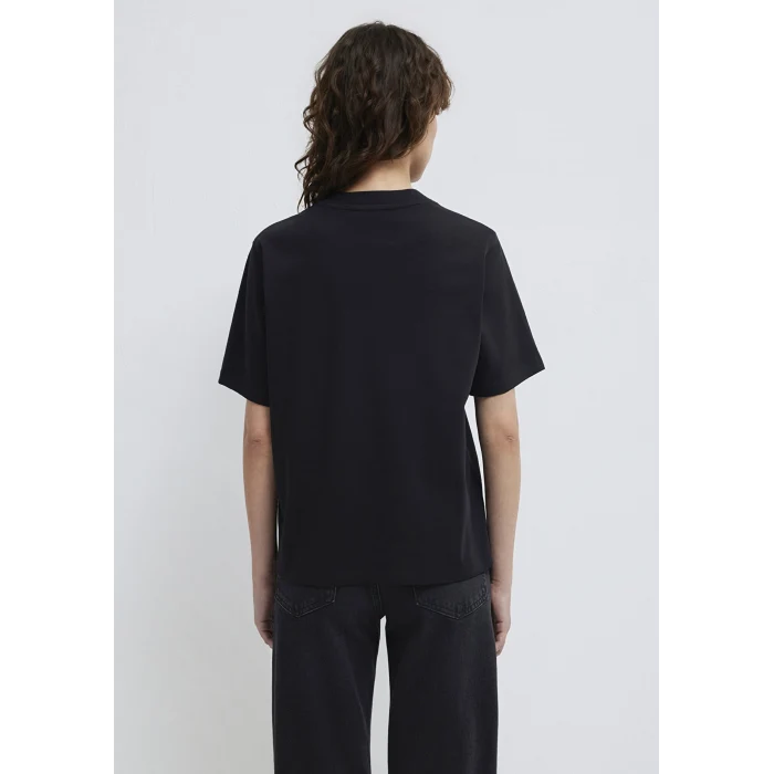 Mavi 1613820-900 Siyah Basic İnterlok Tişört