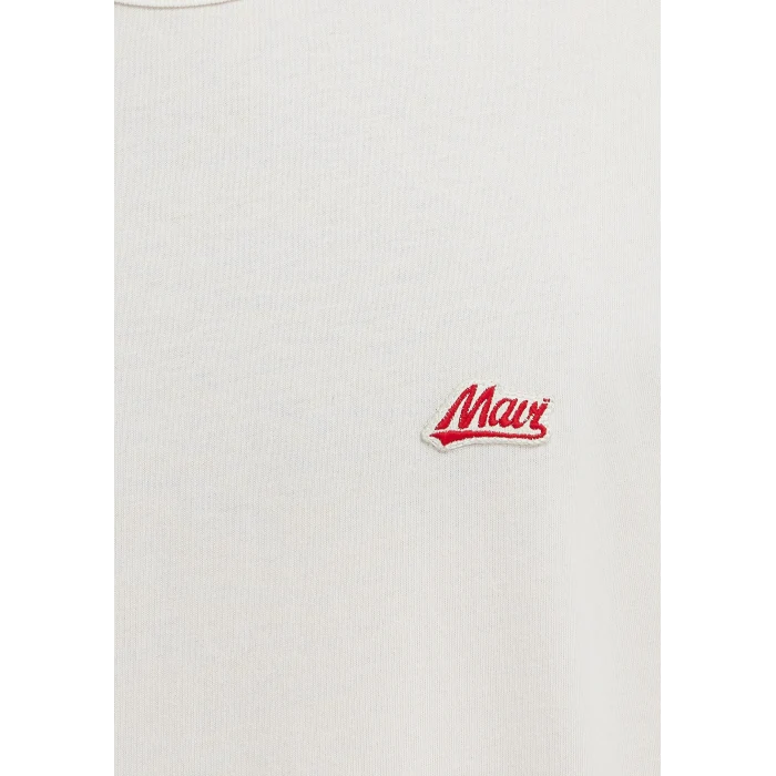 Mavi 0613503-70057 Mavi Logo Baskılı Ekru Tişört