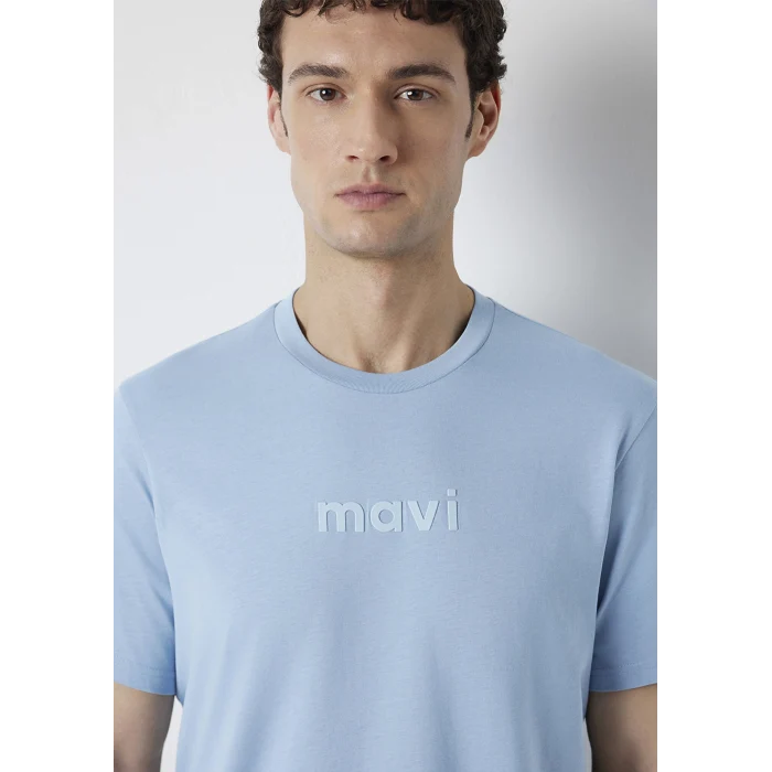 Mavi 0612732-70731 Mavi Logo Baskılı Mavi Tişört