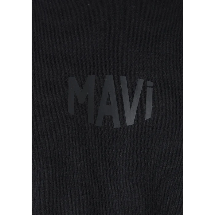 Mavi 0613581-900 Mavi Logo Baskılı Siyah Tişört