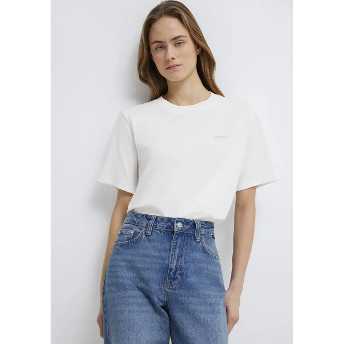 Mavi 1613804-80194 Mavi Jeans Baskılı Ekru Tişört